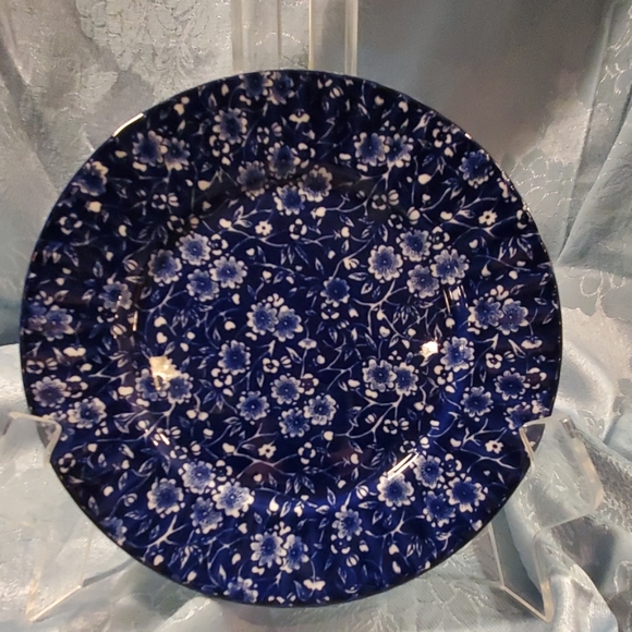Royal Patrician Other - BLUE CALICO Dessert Plate ROYAL PATRICIAN